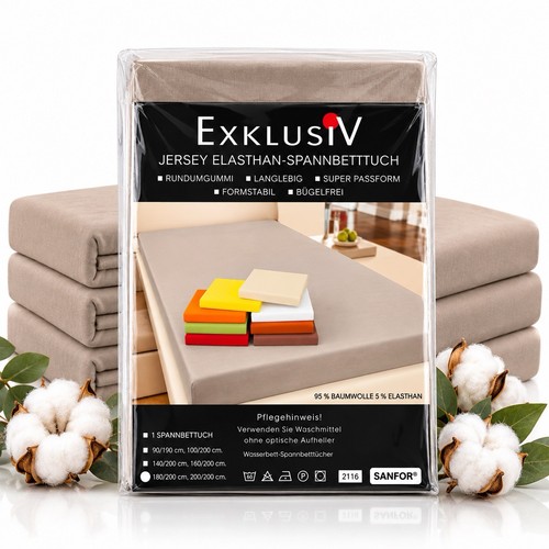 Exklusiv spannbettlaken jersey - exklusiv,