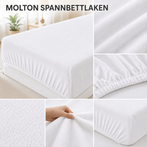 Molton spannbettlaken - molton,