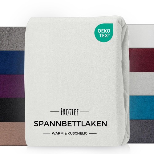 Frottee spannbettlaken - frottee,