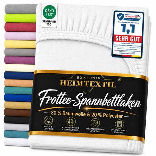 Frottee spannbettlaken - frottee,